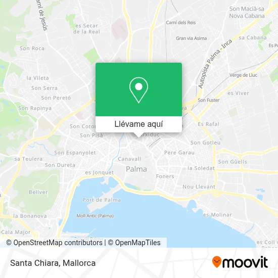 Mapa Santa Chiara