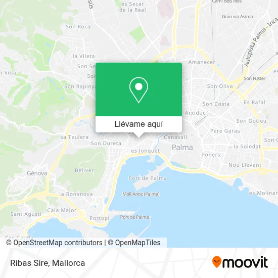 Mapa Ribas Sire