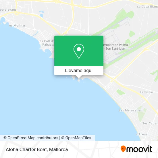 Mapa Aloha Charter Boat