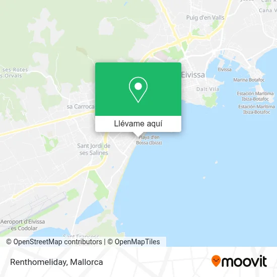 Mapa Renthomeliday