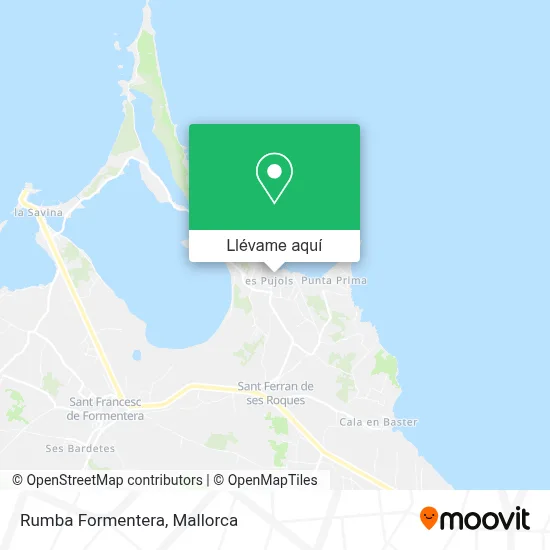 Mapa Rumba Formentera