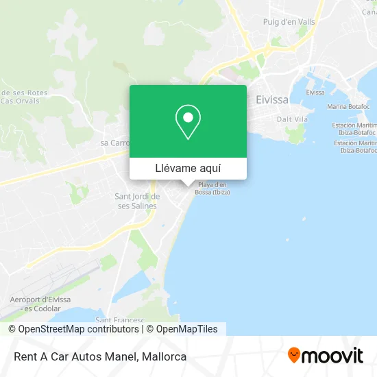 Mapa Rent A Car Autos Manel