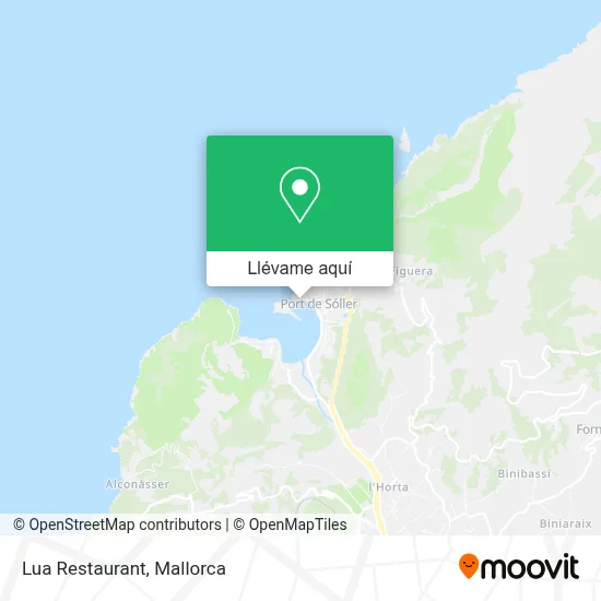 Mapa Lua Restaurant