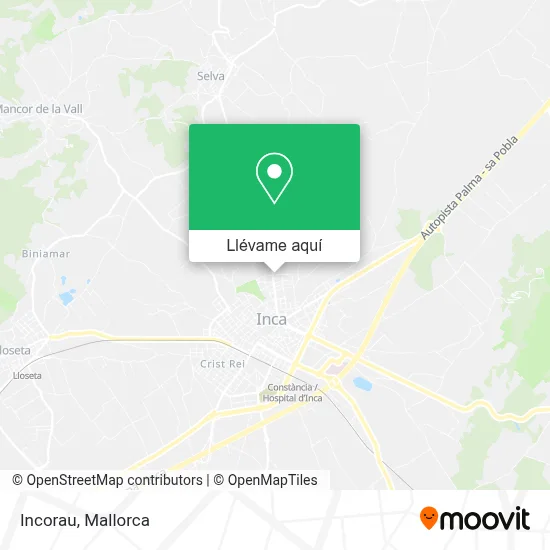 Mapa Incorau