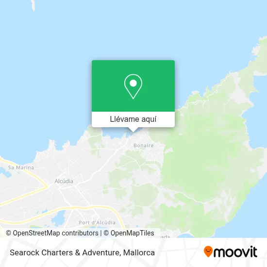 Mapa Searock Charters & Adventure