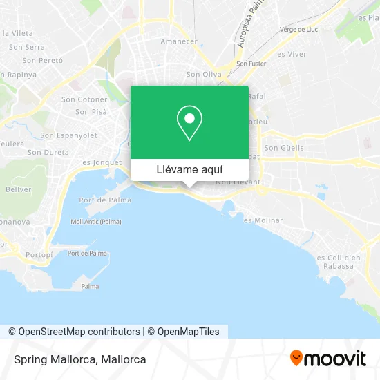 Mapa Spring Mallorca