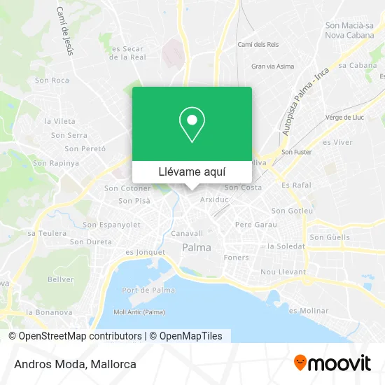 Mapa Andros Moda