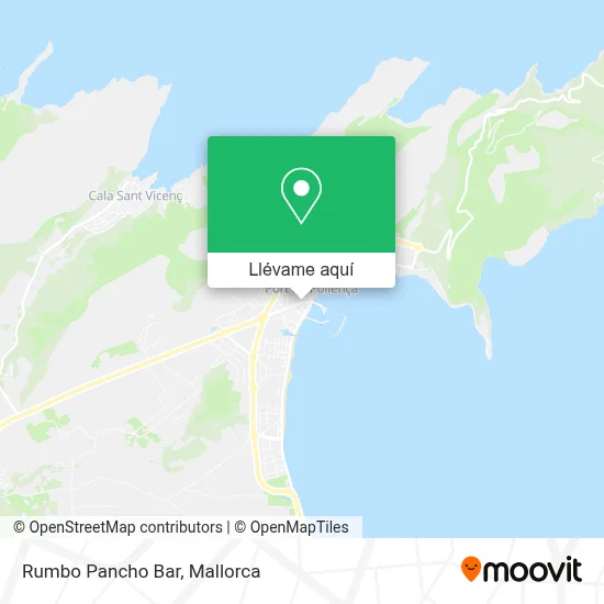 Mapa Rumbo Pancho Bar