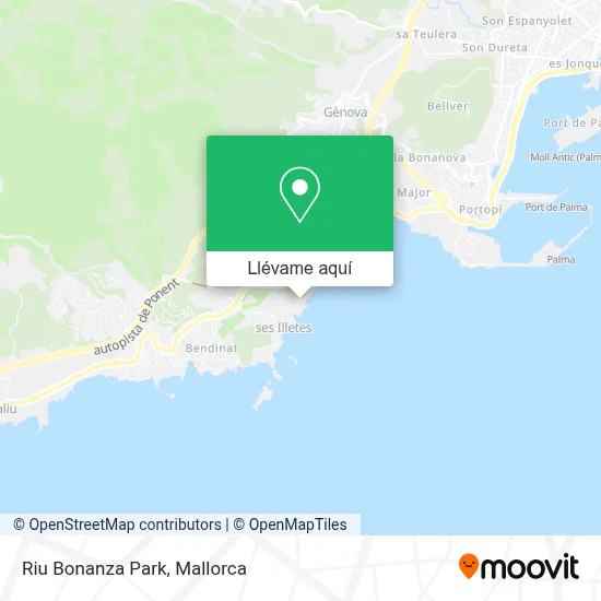 Mapa Riu Bonanza Park