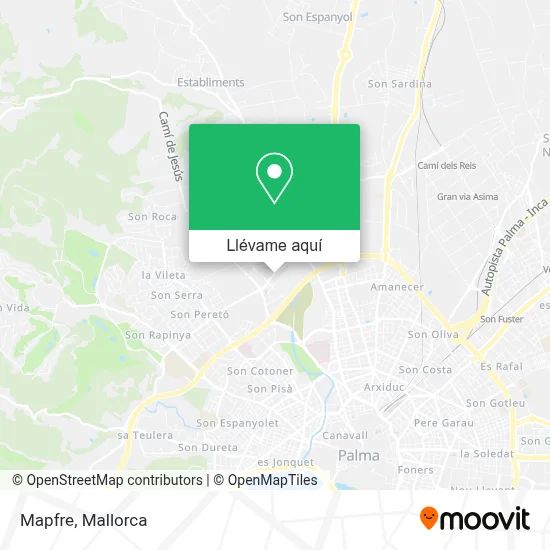 Mapa Mapfre