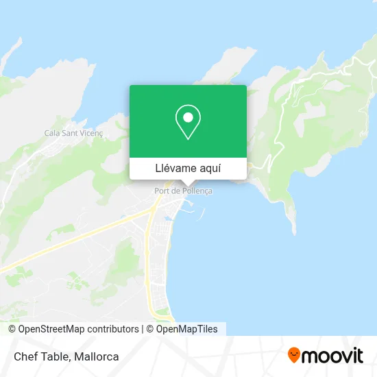 Mapa Chef Table