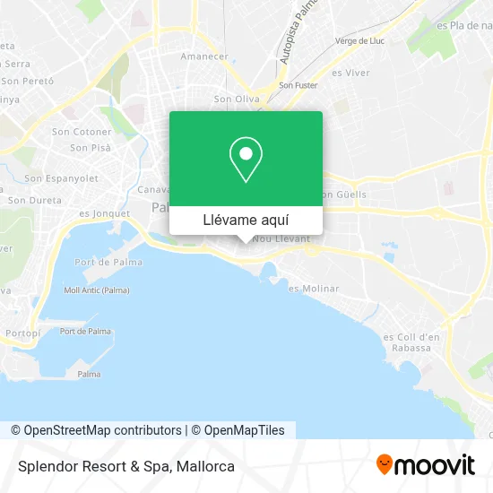 Mapa Splendor Resort & Spa