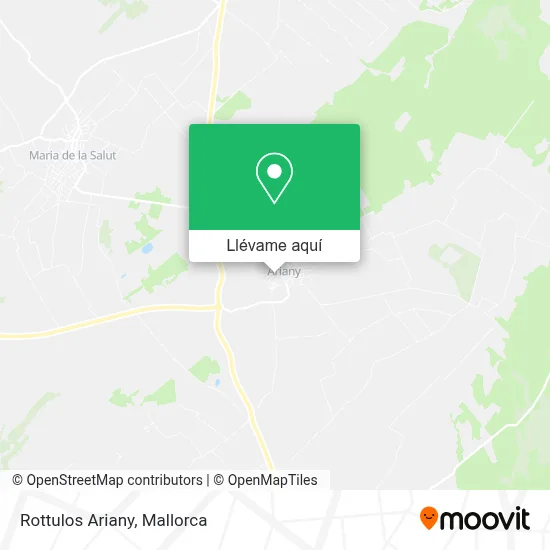 Mapa Rottulos Ariany