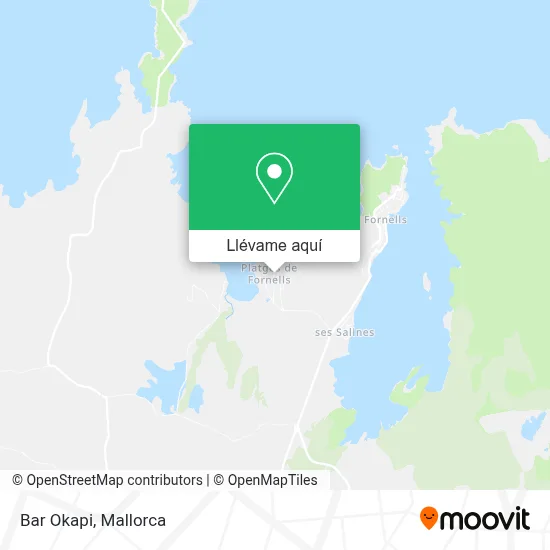 Mapa Bar Okapi