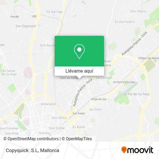 Mapa Copyquick .S.L