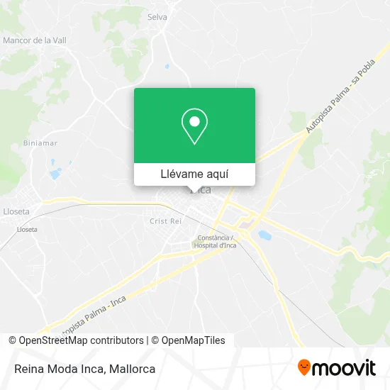 Mapa Reina Moda Inca