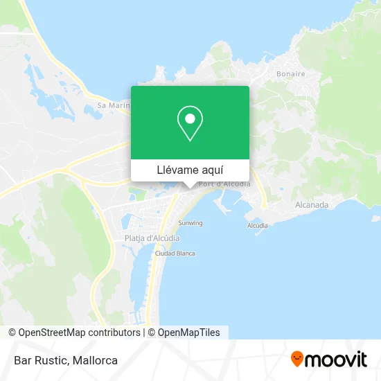 Mapa Bar Rustic