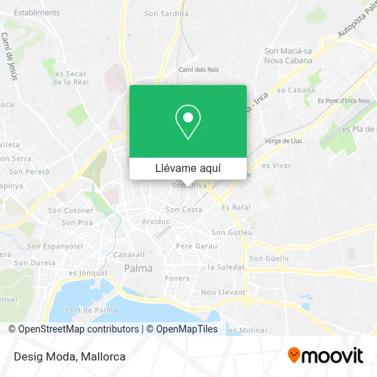 Mapa Desig Moda