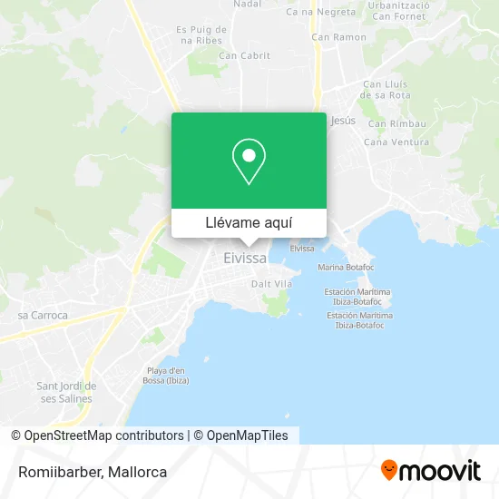 Mapa Romiibarber