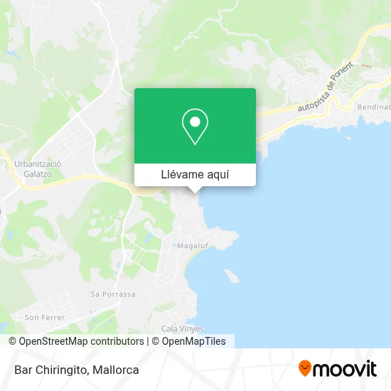 Mapa Bar Chiringito
