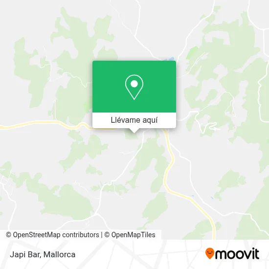 Mapa Japi Bar