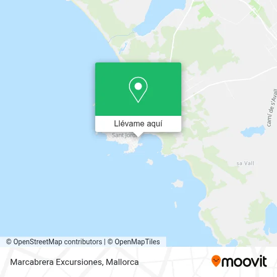 Mapa Marcabrera Excursiones