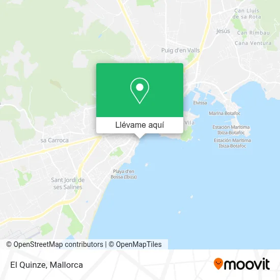 Mapa El Quinze