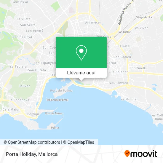 Mapa Porta Holiday