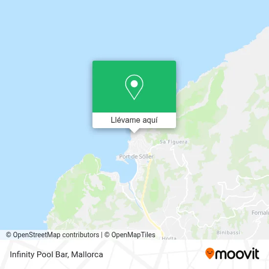 Mapa Infinity Pool Bar