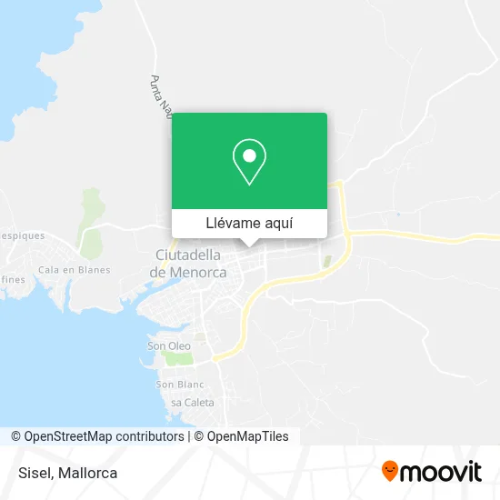 Mapa Sisel