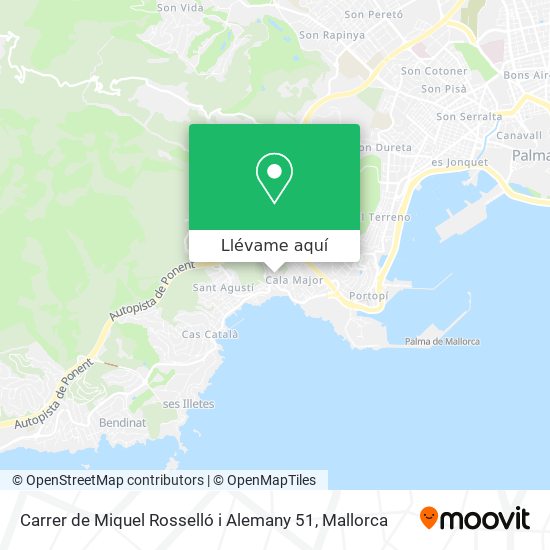 Mapa Carrer de Miquel Rosselló i Alemany 51