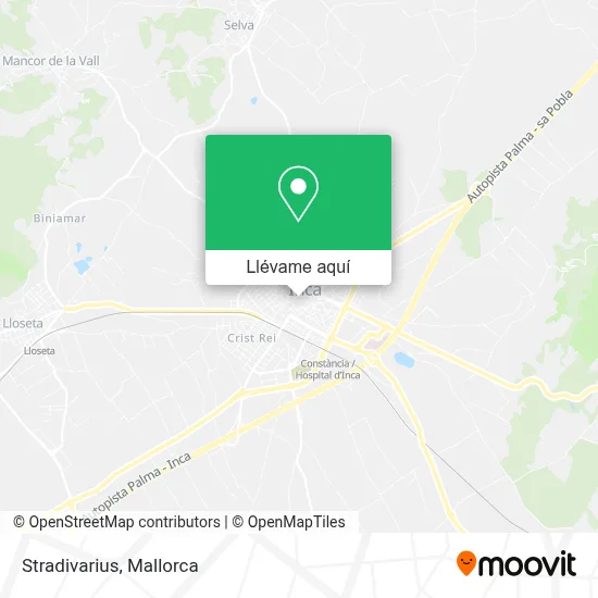 Mapa Stradivarius