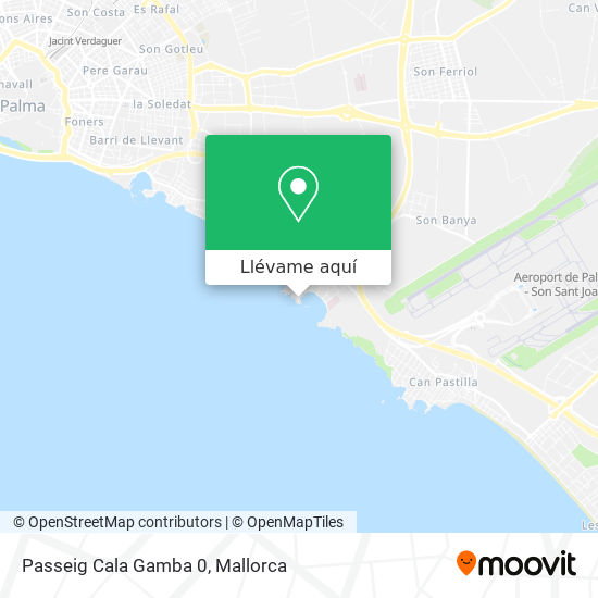 Mapa Passeig Cala Gamba 0
