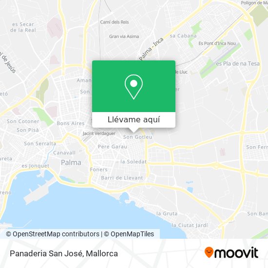 Mapa Panaderia San José
