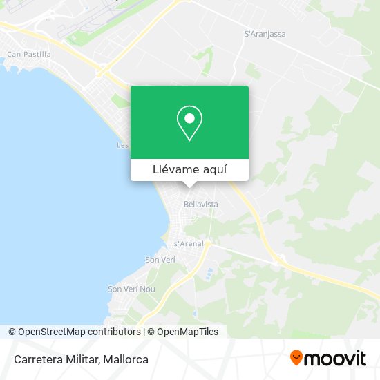 Mapa Carretera Militar