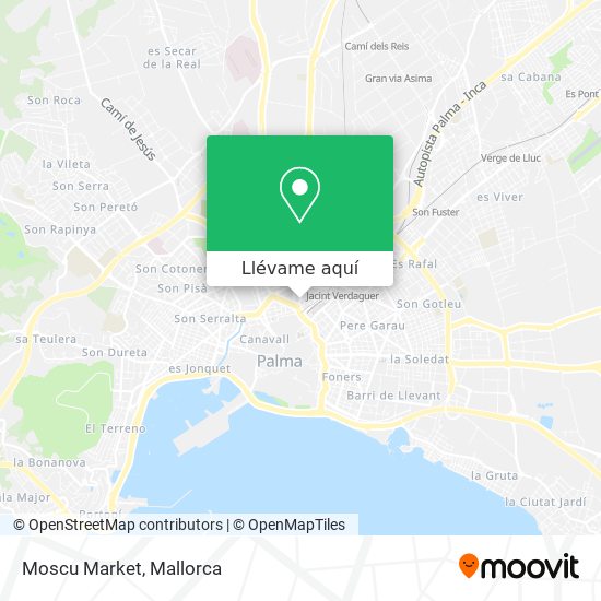 Mapa Moscu Market
