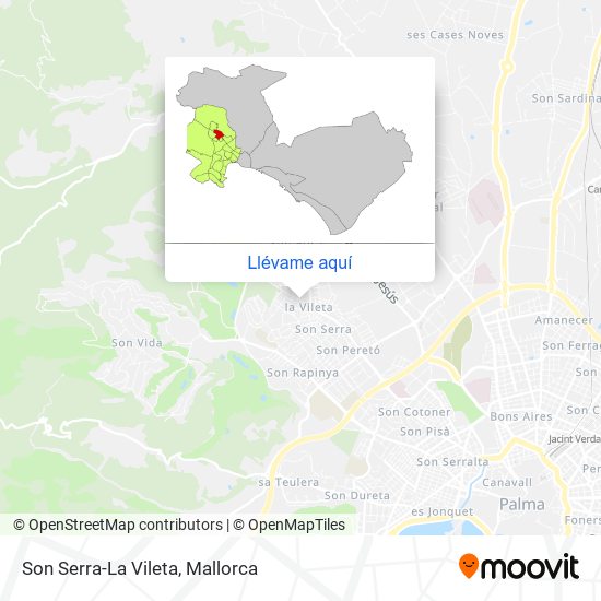 Mapa Son Serra-La Vileta