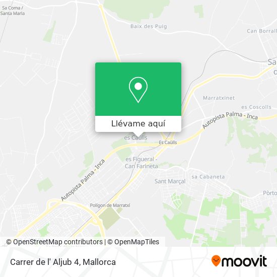 Mapa Carrer de l' Aljub 4