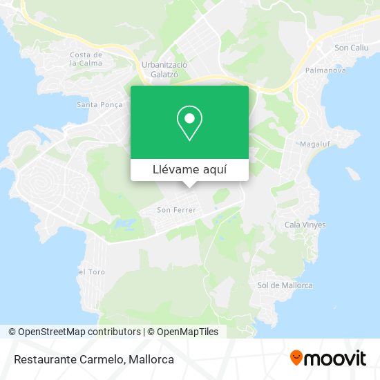 Mapa Restaurante Carmelo