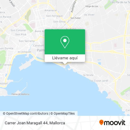 Mapa Carrer Joan Maragall 44