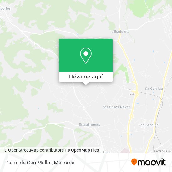 Mapa Camí de Can Mallol