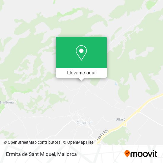 Mapa Ermita de Sant Miquel