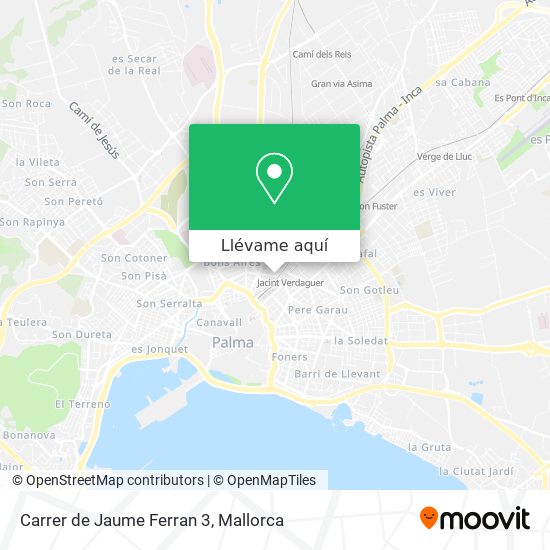 Mapa Carrer de Jaume Ferran 3