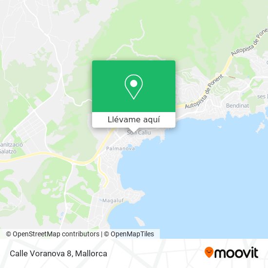 Mapa Calle Voranova 8