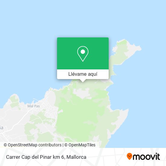 Mapa Carrer Cap del Pinar km 6