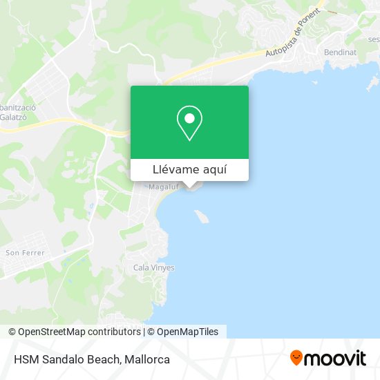 Mapa HSM Sandalo Beach