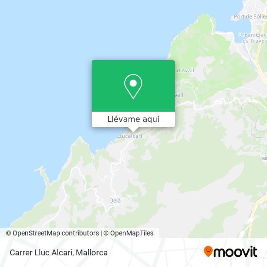 Mapa Carrer Lluc Alcari