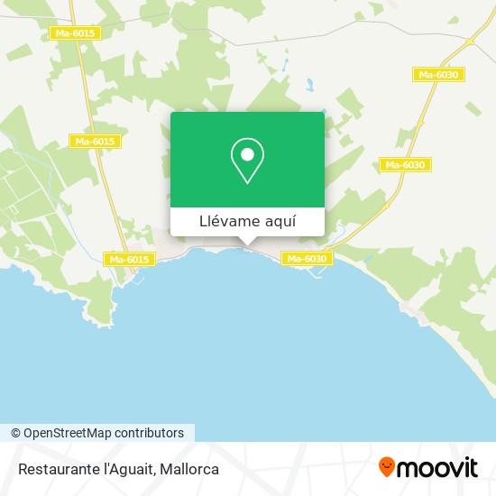 Mapa Restaurante l'Aguait