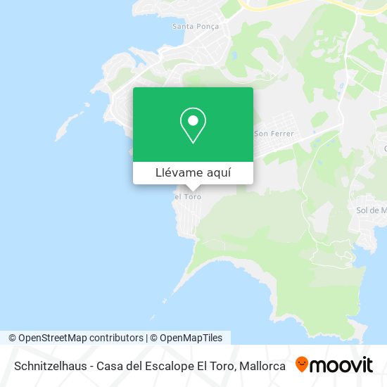 Mapa Schnitzelhaus - Casa del Escalope El Toro