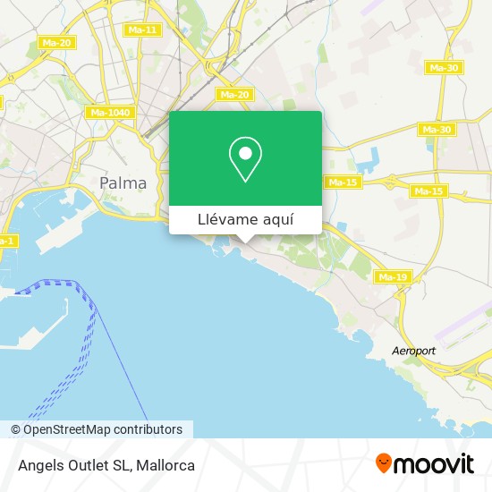 Mapa Angels Outlet SL